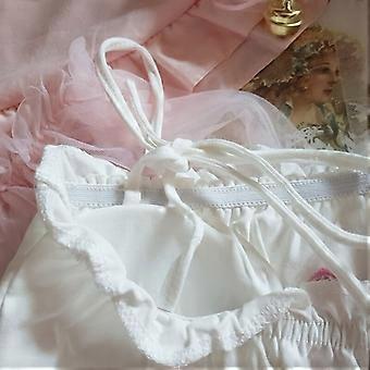 Cute Anime Cat Girl Japanese Bra & Panties Set Wirefree Soft Underwear Sleep Intimates